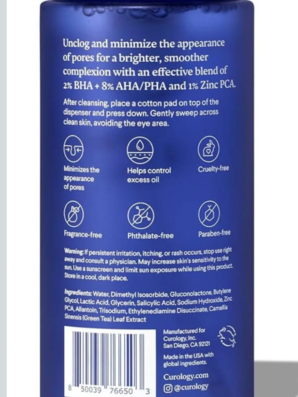 Curology | Liquid Pore Exfoliant | 120mL